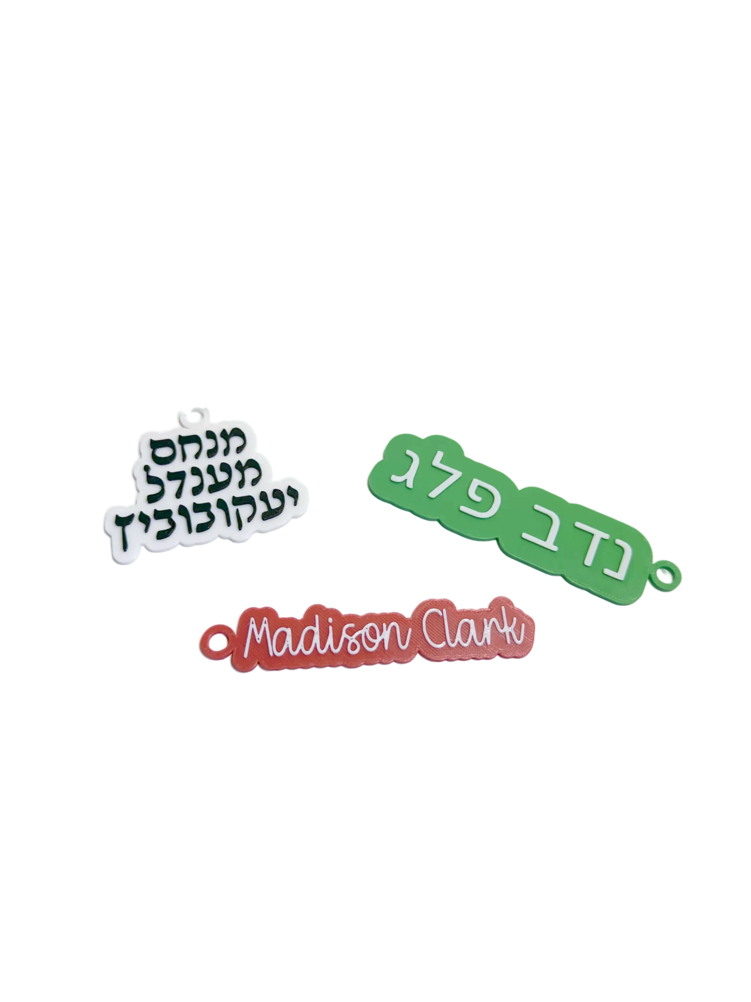 Custom 3D-Printed Name Tag