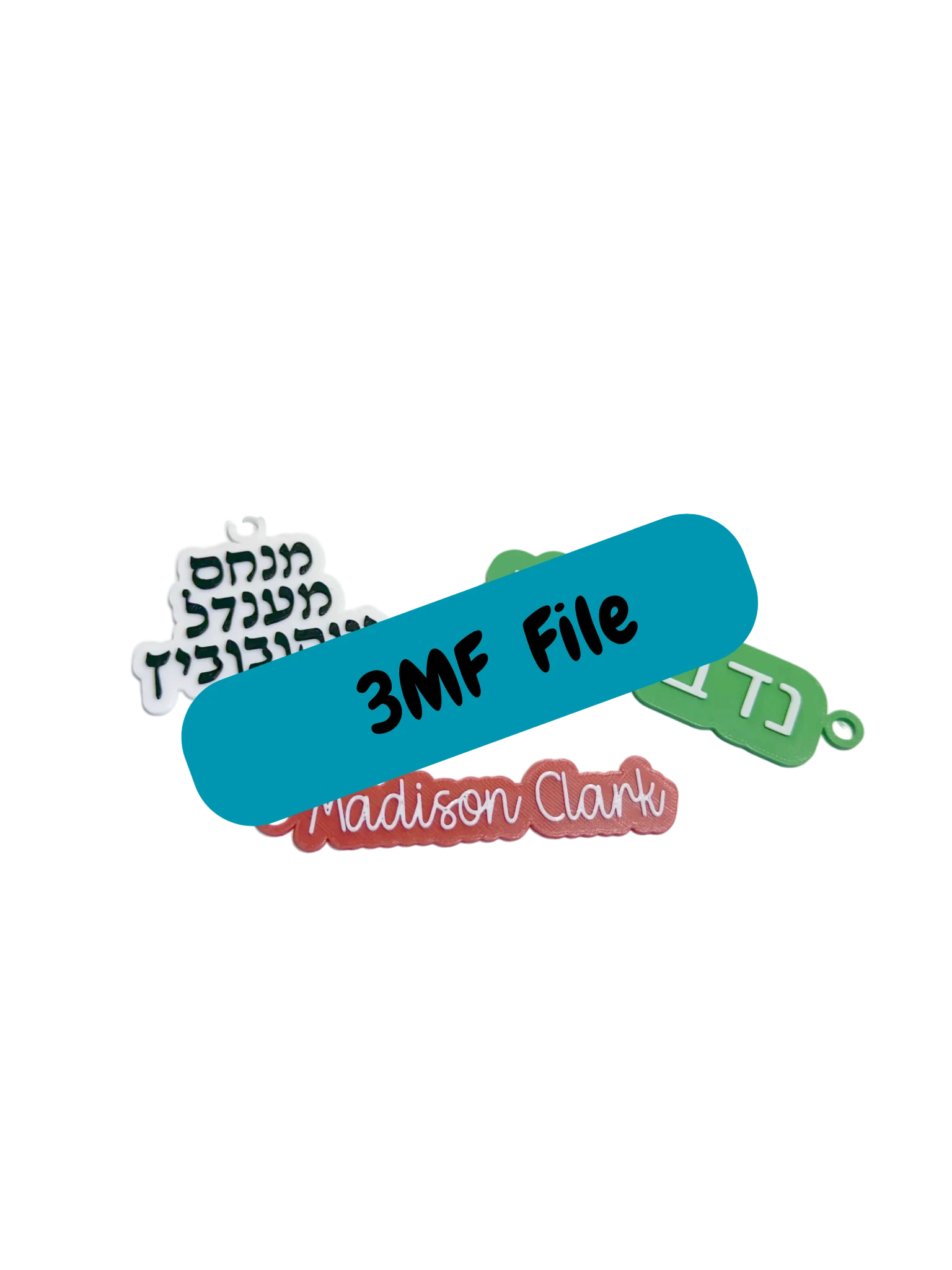 Custom Name Tag — 3MF File